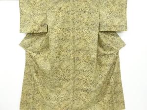 リサイクル 草花模様小紋着物